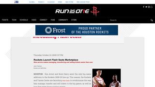Introducing Flash Seats | Houston Rockets - NBA.com