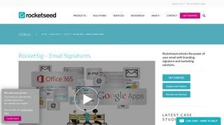 RocketSig - Email Signatures - Rocketseed