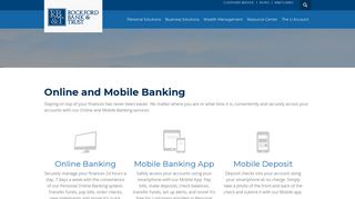Online and Mobile Banking - Rockford Bank & Trust