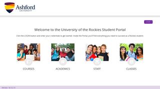 the University of the Rockies Student Portal