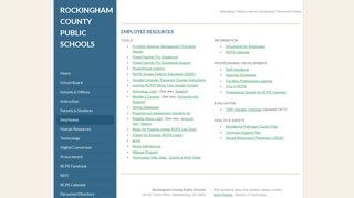 Employees - Rockingham County Public Schools