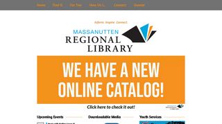 Massanutten Regional Library: Home