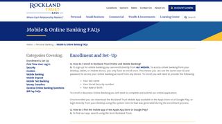 How to Pay Bills Online & What is Mobile Banking | Rockland Trust