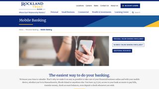 Mobile Banking and Check Deposit App | Rockland Trust