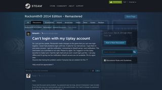 Can't login with my Uplay account :: Rocksmith® 2014 Edition ...