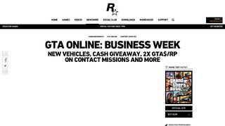 GTA Online: Business Week - Rockstar Games