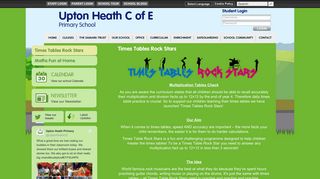 Upton Heath C of E Primary School: Times Tables Rock Stars