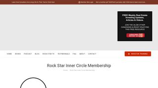 Rock Star Inner Circle Membership