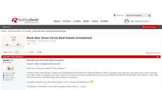Rock Star Inner Circle Real Estate Investment - RedFlagDeals.com ...