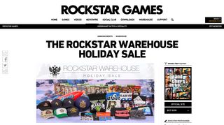 The Rockstar Warehouse Holiday Sale - Rockstar Games