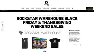 Rockstar Warehouse Black Friday & Thanksgiving Weekend Sales ...
