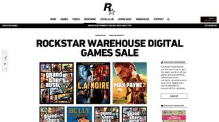 Rockstar Warehouse Digital Games Sale - Rockstar Games