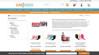 Rock Tape Kinesiology Tape - Rock Sauce Pain Reliever - ScripHessco