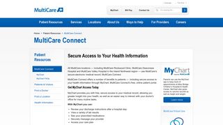 MultiCare Connect Electronic Health Record | MultiCare Health System