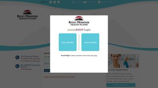 accessRMHP • Provider Portal - Member Login - Healthtrioconnect.com