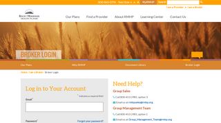 RMHP login page - Rocky Mountain Health Plans