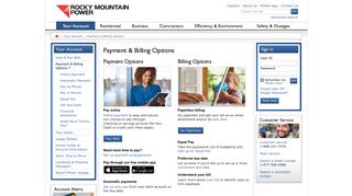 Payment & Billing Options - Rocky Mountain Power