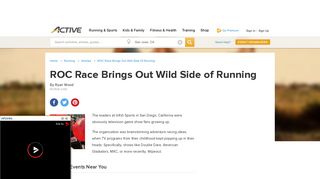 ROC Race Brings Out Wild Side of Running | ACTIVE