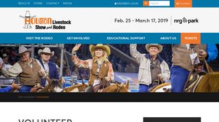 Volunteer - Houston Livestock Show and Rodeo