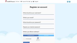 Register - Free bitcoins every 5 minutes!Join TrustBtcFaucet to get ...