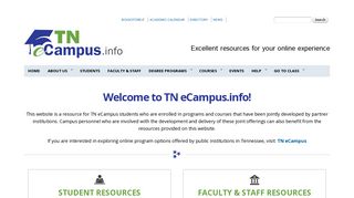 Welcome to TN eCampus.info! | TNeCampus.info