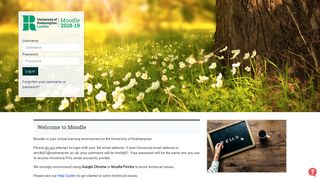 Moodle 2018-19: Log in to the site - University of Roehampton