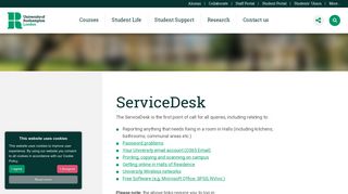 ServiceDesk - University of Roehampton