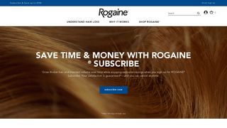Subscribe & Earn ROGAINE® Rewards | ROGAINE®