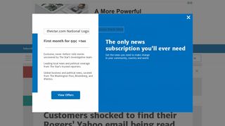 Customers shocked to find their Rogers' Yahoo email being read | The ...