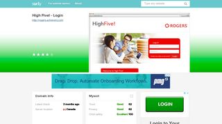rogers.achievers.com - High Five! - Login - Rogers Achievers - Sur.ly