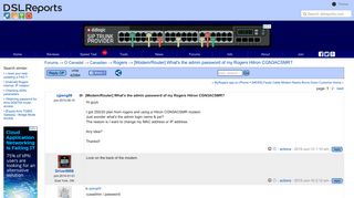 [Modem/Router] What's the admin password of my Rogers Hitron ...