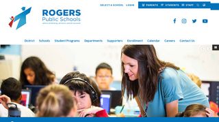 Rogers Public Schools: Home