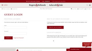 My Account - Rogers & Hollands