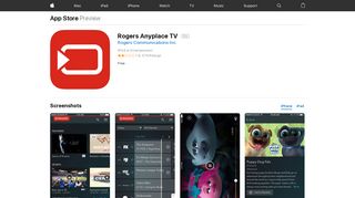 Rogers Anyplace TV on the App Store - iTunes - Apple