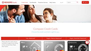 Compare cash back rewards credit cards. All with no ... - Rogers Bank