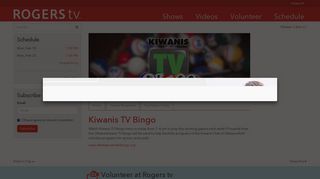 Kiwanis TV Bingo - Ottawa - Rogers TV