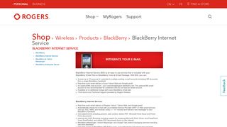 BlackBerry Internet Service - Rogers