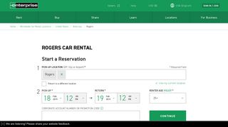 Car Rental Rogers | Enterprise Rent-A-Car