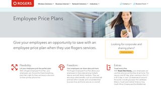 Employee Price Plans | Rogers for Enterprise