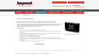 Rogers Mobile Hotspot | Beyond Wireless