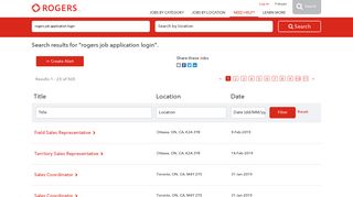 Rogers Job Application Login - Rogers Communications Jobs