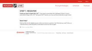 Register today for your Rogers NHL GameCentre LIVE account