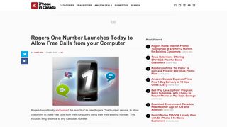 Rogers One Number Launches Today to Allow Free Calls from your ...