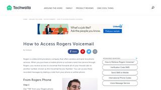 How to Access Rogers Voicemail | Techwalla.com