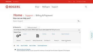 Billing & Payment - Rogers