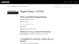 Rogers Place - 4/13/19 – LaneOne