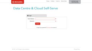 Rogers Data Centres Customer Portal