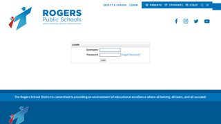 Login - Rogers Public Schools