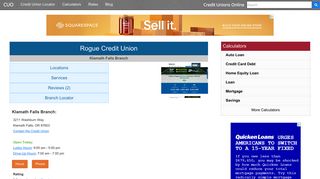 Rogue Credit Union - Credit Unions Online