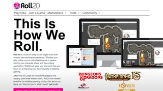 Roll20: Online virtual tabletop for pen and paper RPGs and board ...
